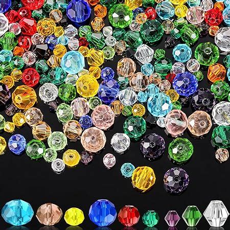 Amazon Xinbowen Diy Mm Pcs Bulk Faceted Bicone Crystal Glass