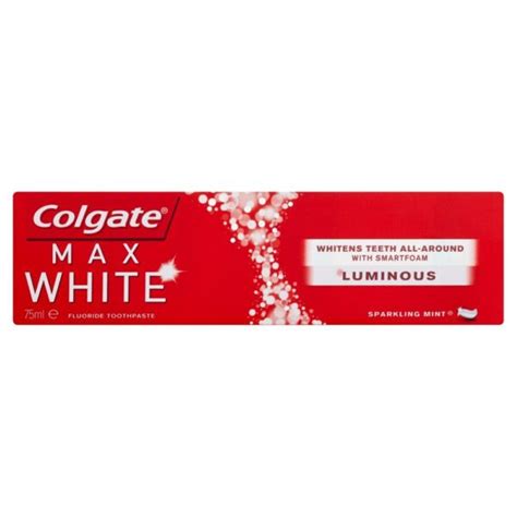 Colgate Max White Luminous Skrz Ca Mi Ta Pasta Z Fluorem Ml