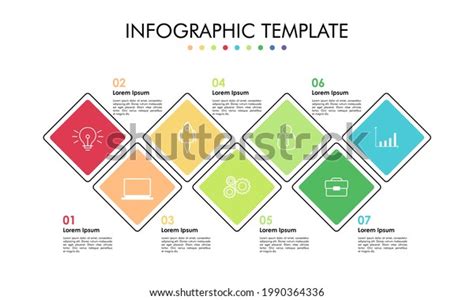 Infographic Startup Milestone Design Template Concept Stock Vector ...