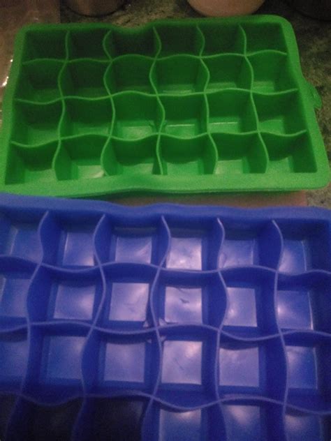 Buy Darkpyro Silicone Ice Cube Trays 2 Pack 24 Cavity Per Ice Tray