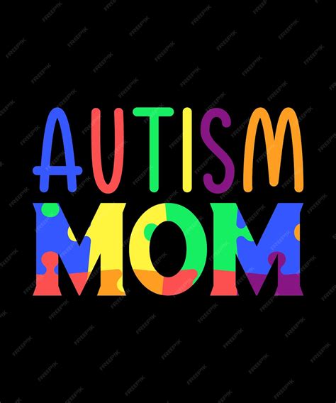 Premium Vector Autism Mom Life Autistic Awareness Tshirt Autistic