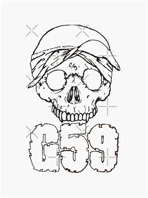 Classic G59 Tattoo Sticker Funny Tattoos and Memes Perfect for Fans ...