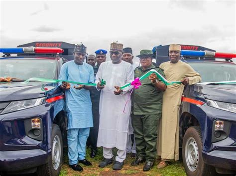 Kwara Gov Presents 32 Patrol Vehicles 160 Motorcycles To Boost