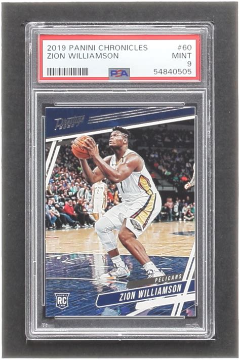 Zion Williamson Panini Chronicles Prestige Rc Psa