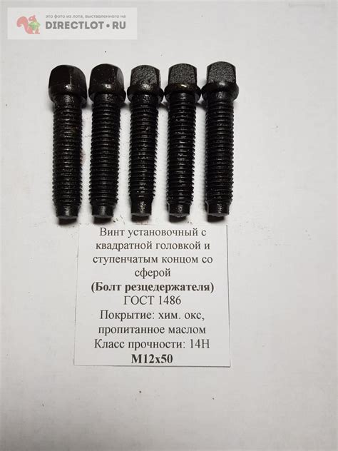Болт (винт) с квадратной головкой с кольцом (Болт резцедержателя ...