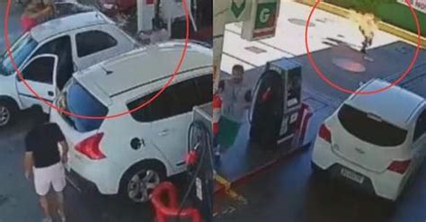 Video Empleado De Gasolinera Echa Combustible A Cliente Tras Discusión