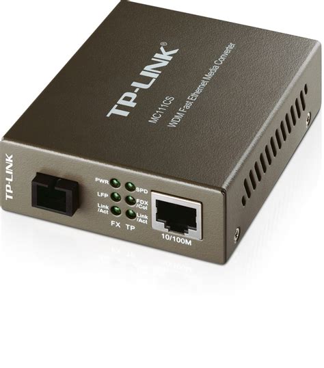 Tp Link Mc111cs Wdm Fast Ethernet Media Converter Sc Single Mode