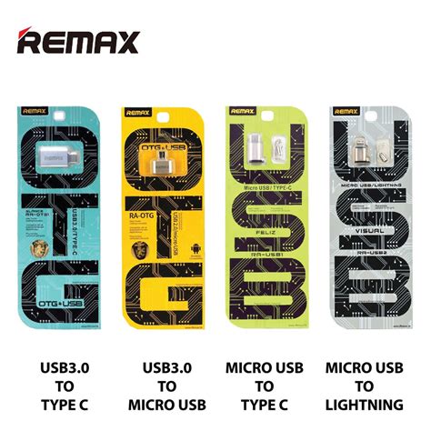 Remax Ra Otg Ra Usb Otg Micro Usb Lightning Iphone Type C Usb