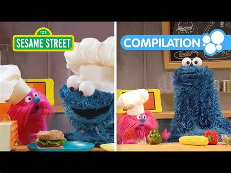 Sesame Street: Veggie Recipes for Kids | Cookie Monster’s Foodie Truck Compilation - Videos For Kids