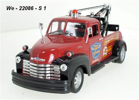 Welly 1 24 Chevrolet 1953 Tow Truck Red Code Welly 22086S Modely