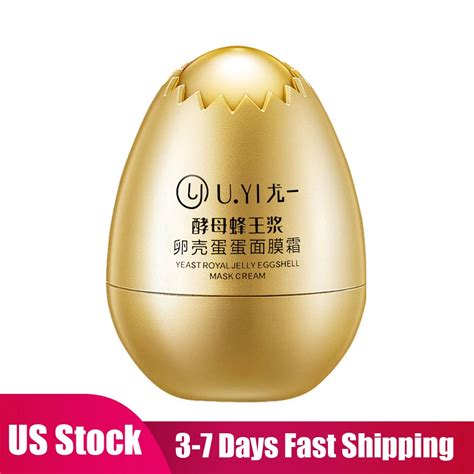 Peel Off Facial Cream Eggshell Yeast Mask Moisturizing Egg Mask Cream Hydrating Veil Cream Skin