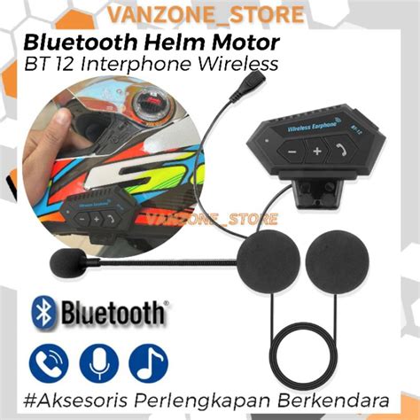 Jual Bt Intercom Bluetooth Interkom Helm Motor Intercom Helmet