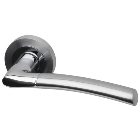 Intelligent Hardware Falcon Lever In Polished Chrome Satin Chrome On