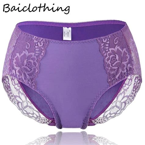 L 2L 3L 4L 5L Plus Size Underwear Womens Underpant Sexy Lingerie Lace