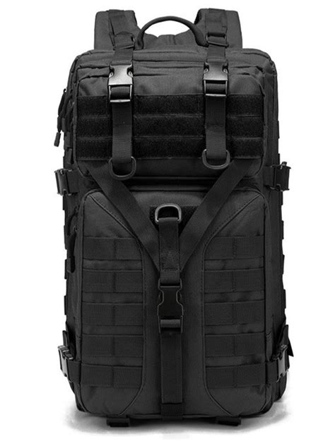 Black Wholesale Outdoor Camping Travel Hiking Daypack Tactical Molle