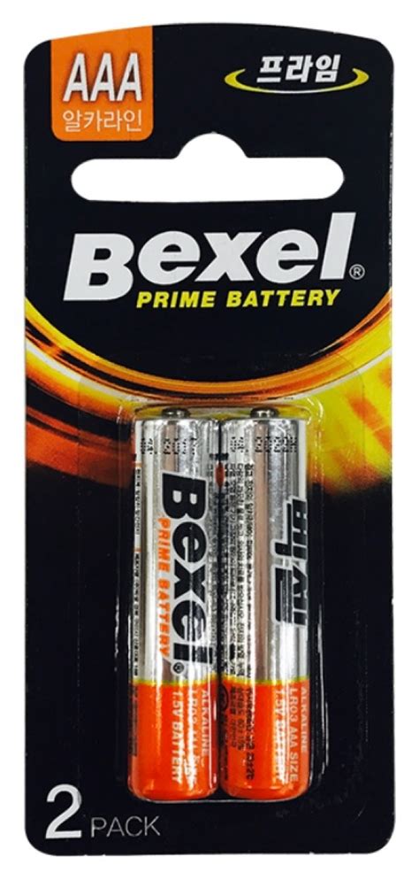 [BEXEL] [건전지] 벡셀 BEXEL LR03 AAA사이즈 알카라인 포장 2개입 1.5V 배터리 > 일회용배터리 > 알카라인 ...