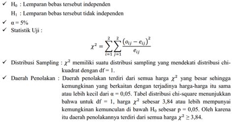 Tabel Kontingensi Metode Analisis Data Statistik