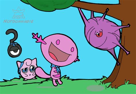 shiny wooper and friends by dbzcellLover on DeviantArt