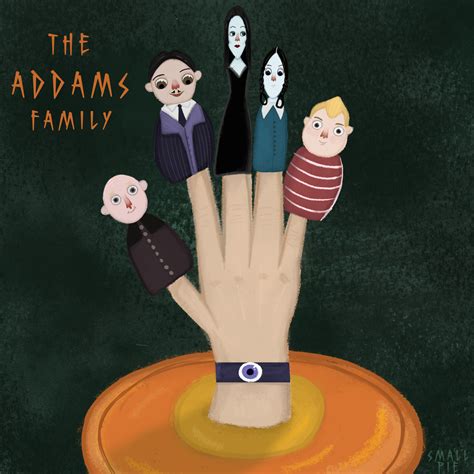 adams family by Valeria Small Pie on Dribbble