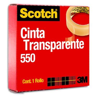 Cinta Transparente Scotch En Caja 24 Mm X 65 M 3M Mexico