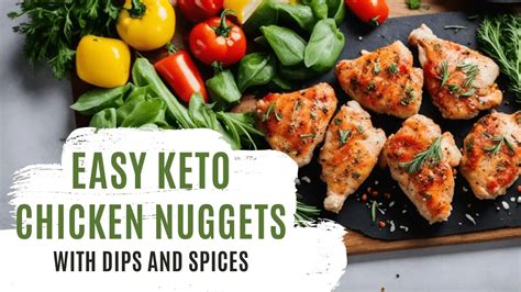 Easy Keto Chicken Nuggets Recipe Low Carb Treats