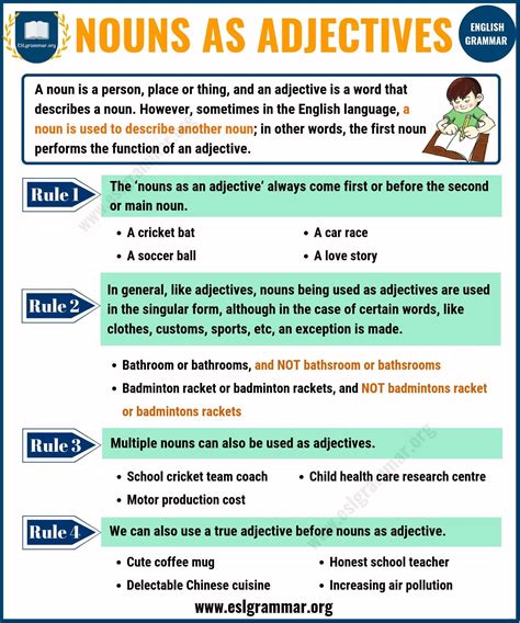 Adjective Before Or After Noun