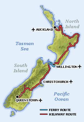 Queenstown In New Zealand Map Allina Madeline