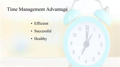 Effective Time Management Ppt