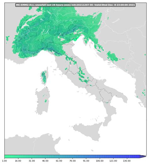 Meteo Italia Mercoled Dell Immacolata Con Neve Fino In Pianura