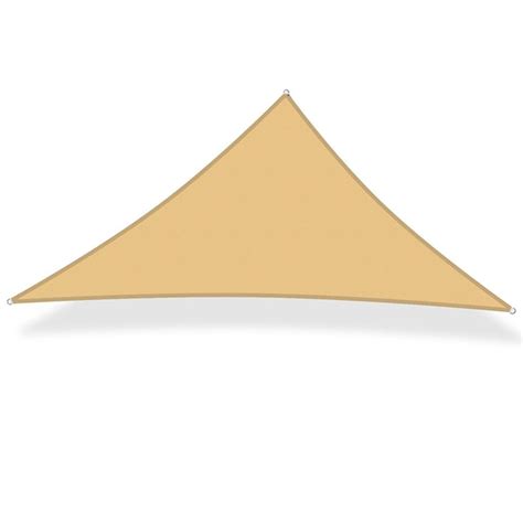 Artpuch 10 Ft X 10 Ft X 14 Ft 185 GSM Sand Right Triangle UV Block