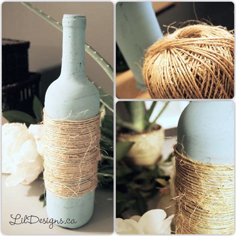 Upcycled Wine Bottle DIY | LilDesigns