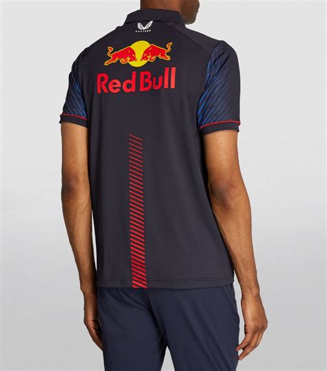 Mens Castore Navy X Oracle Red Bull Racing Polo Shirt Harrods