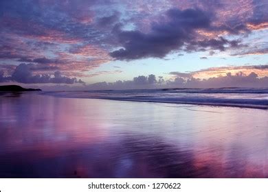 Beautiful Sunrise Noosa Beach Australia Stock Photo 1270622 | Shutterstock