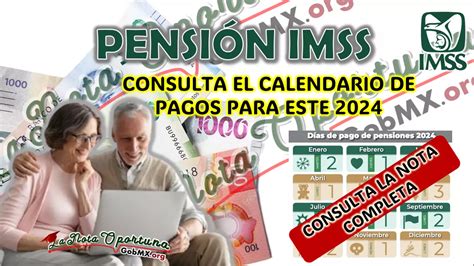 Calendario De Pagos Pensionados Imss Lok Audry Caralie