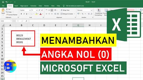 Cara Menambahkan Angka Nol Di Excel Nalar Berita