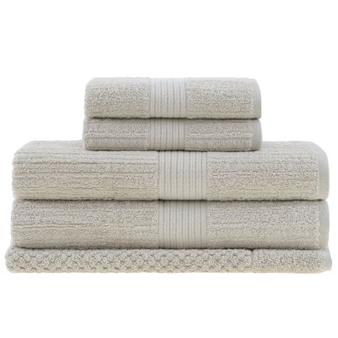 Jogo de Toalha Gigante 5 Peças Canelado Buddemeyer Nude MadeiraMadeira