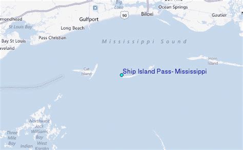 Ship Island Pass, Mississippi Tide Station Location Guide