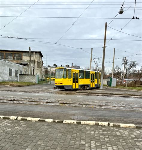 Львов Tatra KT4DM 1193 Фото Городской электротранспорт