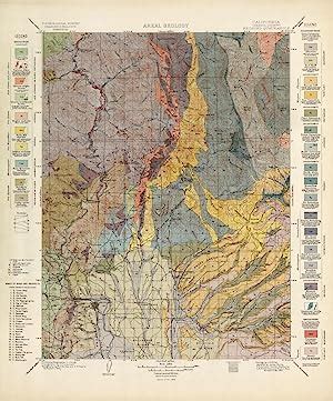 Redding Shasta County Quadrangle California Areal Geology By