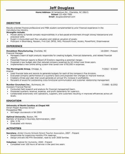 First Job Resume Template Free Of Resume Examples First Job Sample Part ...