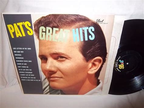 Pat Boone Pat S Great Hits Love Letters In The Sand Etc Dot Dlp 3071 Vg Vg Lp Ebay