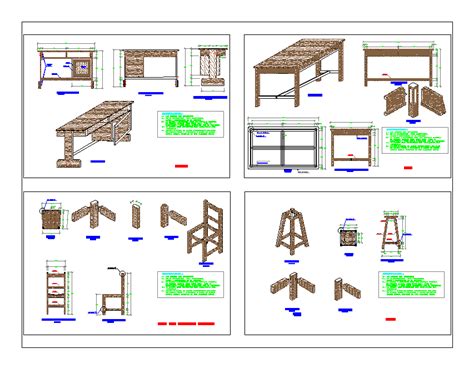 Mobiliario Escolar En Autocad Descargar Cad 6498 Kb Bibliocad