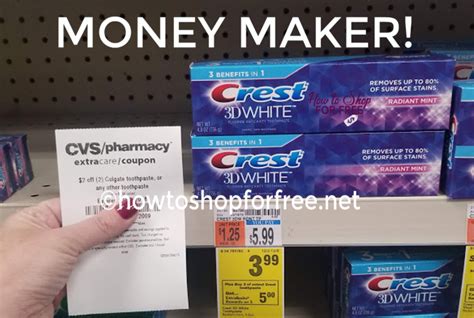 Crest Money Maker At Cvs How To Shop For Free