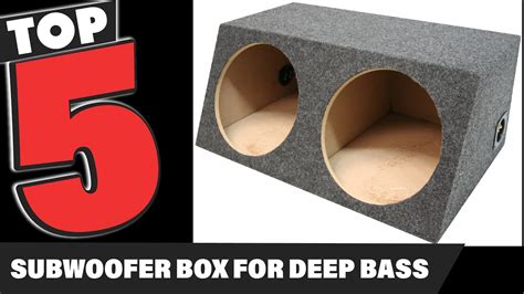 Best Subwoofer Box For Deep Bass In 2024 Top 5 Subwoofer Boxes Review