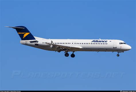 VH XWO Alliance Airlines Fokker 100 F28 Mark 0100 Photo By Maximilian