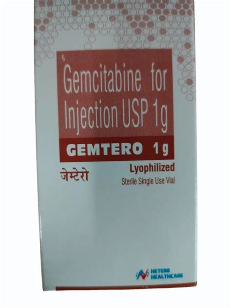 1g Gemcitabine Injection At Rs 6263 Box Gemcite Injection In Surat