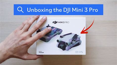 Breaking Open The DJI Mini 3 Pro Unboxing Experience YouTube