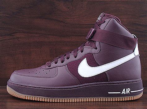 Nike Air Force 1 High Deep Burgundy White Available