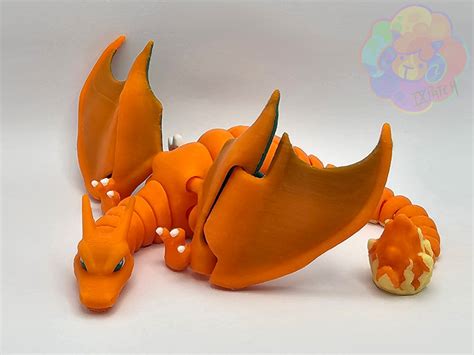 Charizard - Flexi Articulated Pokémon (print in place, no supports) by ...