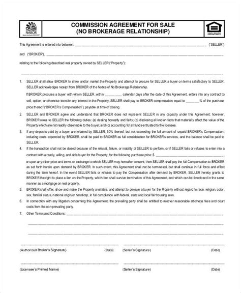 10 Sales Commission Agreement Templates Pdf Doc